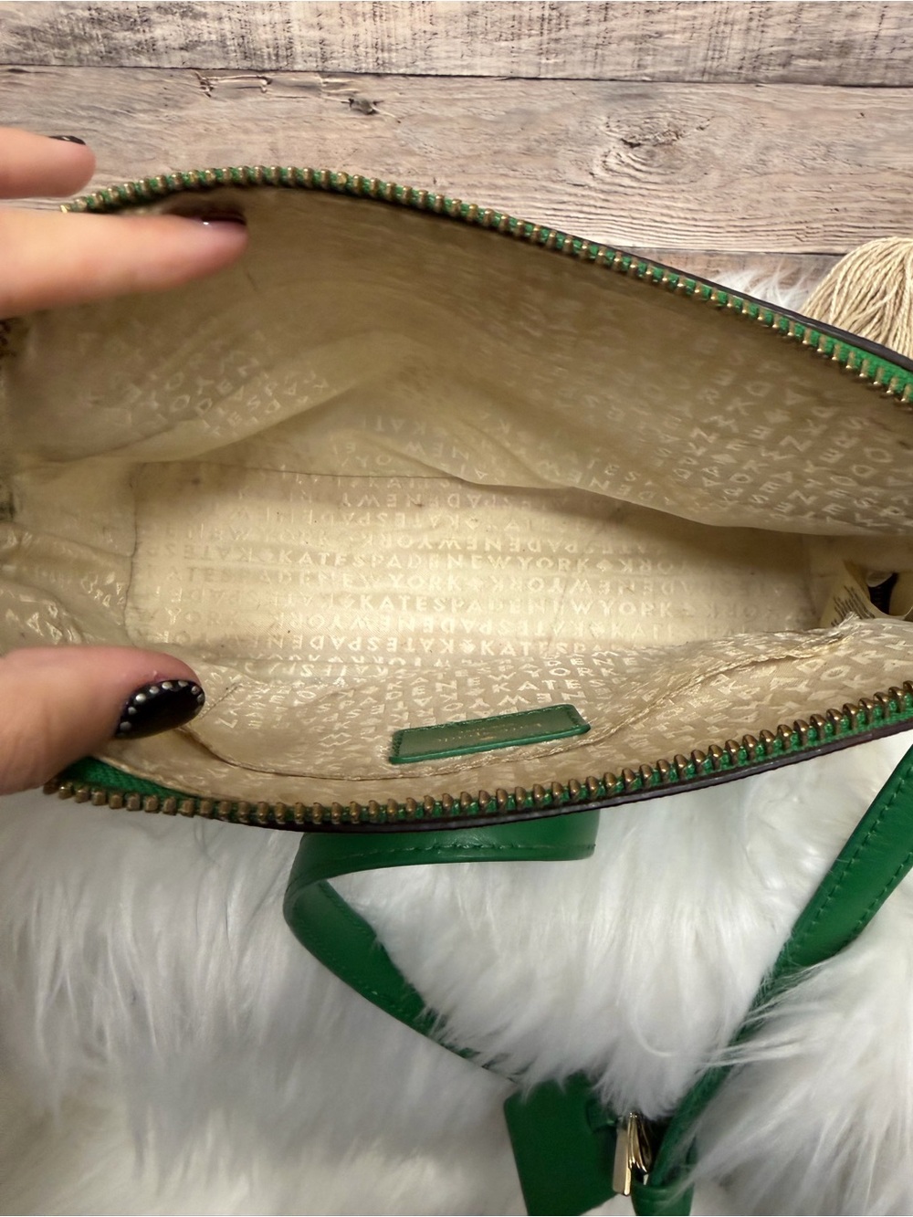 Kate Spade Leather Crossbody Bag Spring Blooms - Picture 3 of 4